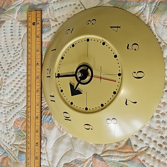 Vintage 1950s Westclox wall clock. Working conditions. - Picture 9 of 11